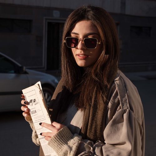 Woman feeling energetic and happy after practice